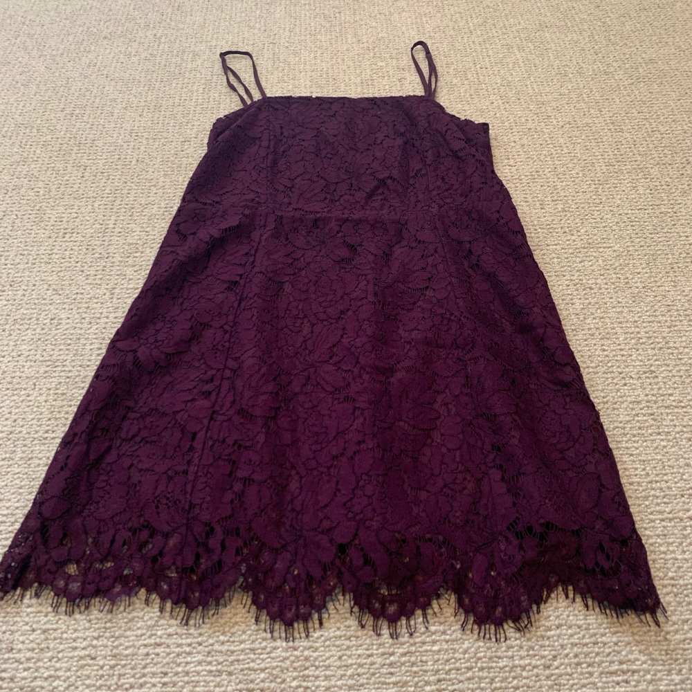 Lace mini dress
